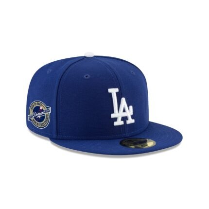 Los Angeles Dodgers 2025 World Series Champions Back-to-Back Circle Patch 59FIFTY Fitted Hat