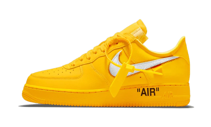air force 1 low off white university gold metallic silver shoes online | Cozy Kicks Official